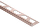 Schluter J100AKGB | copper JOLLY 3/8" brushed aluminum tile trim