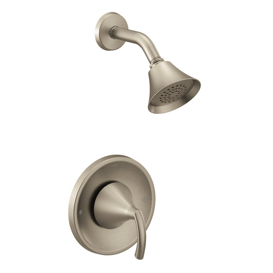 Moen GLYDE™ Brushed Nickel POSI-TEMP® shower faucet - 6370