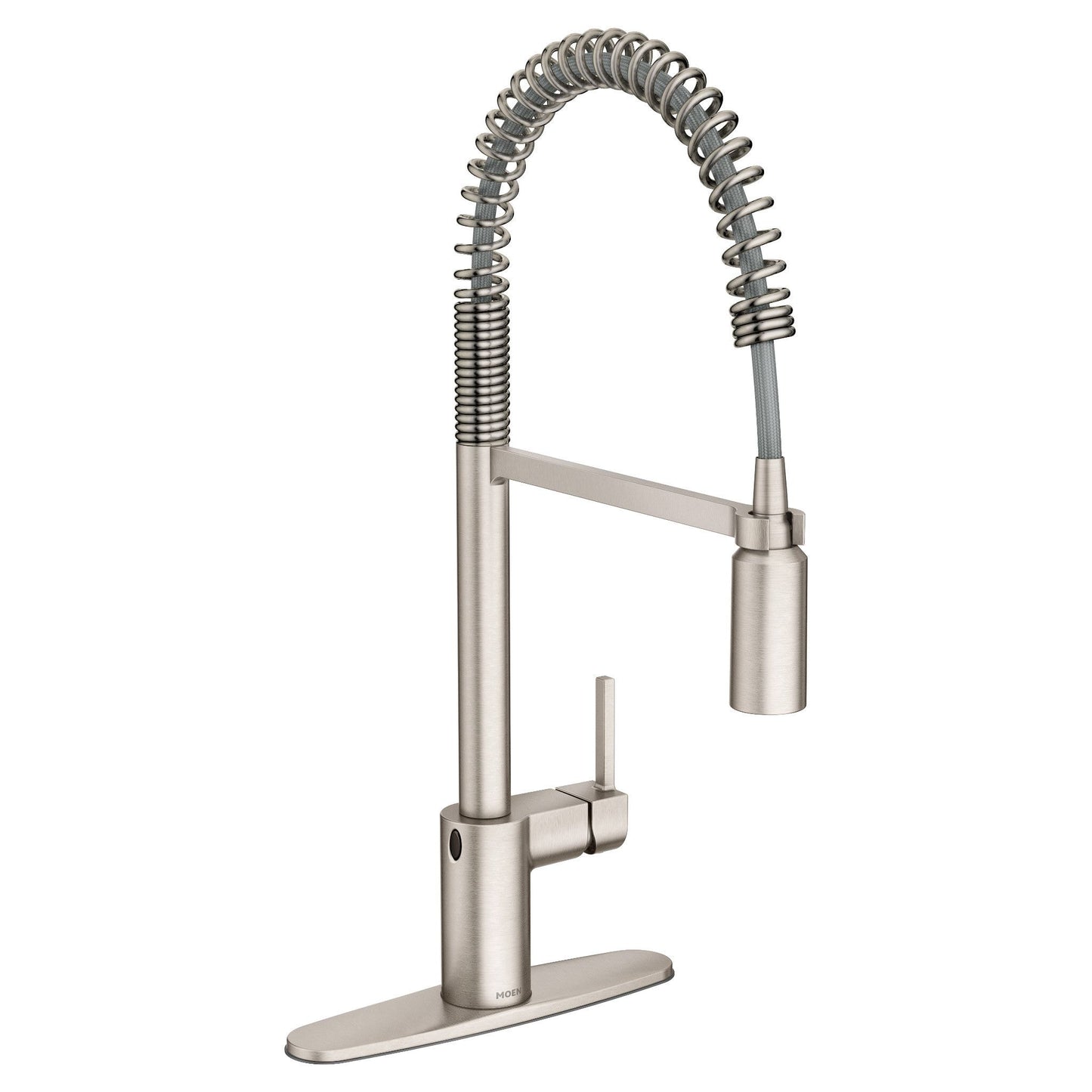 Moen ALIGN® Stainless hands-free pre-rinse spring kitchen faucet