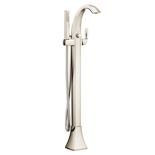 Moen VOSS Polished Nickel tub filler + hand shower