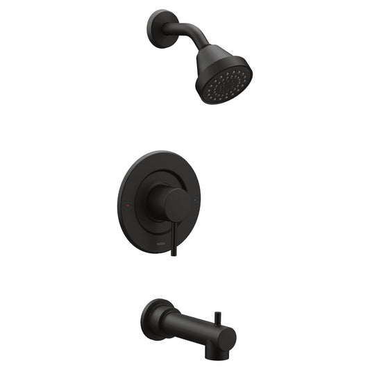 Moen T2193BL | black Align Posi-Temp tub & shower faucet / 6399