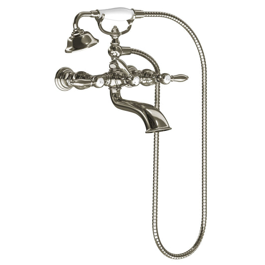 Moen WEYMOUTH® Polished Nickel wall mount or freestanding tub filler