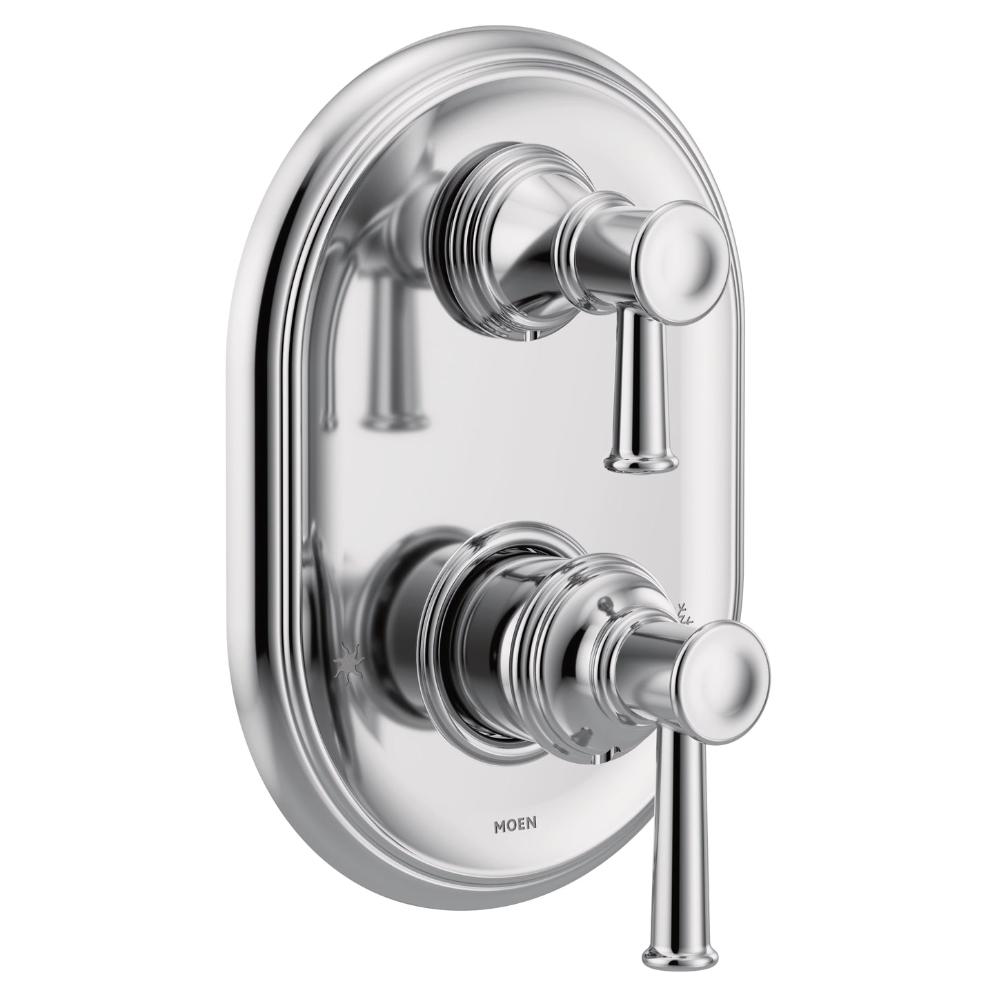 Moen UT3322 | BELFIELD chrome M-Core 3-Series integrated transfer valve trim