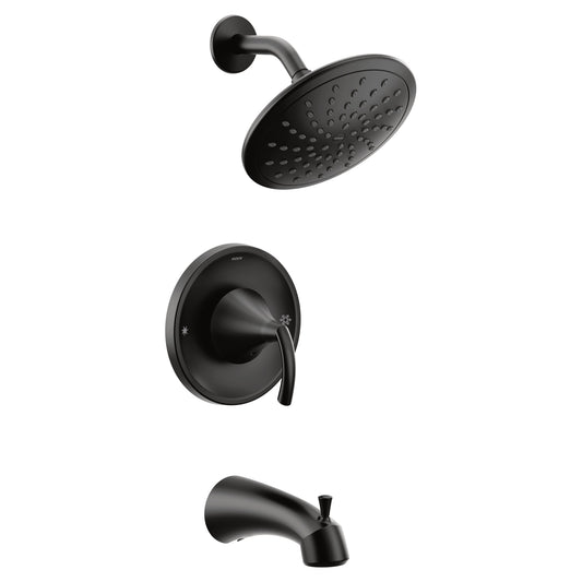 Moen T2843BL | black Glyde tub / shower faucet - Posi-Temp / 6345