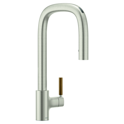 Moen TENON™ Stainless smart kitchen faucet with motion control