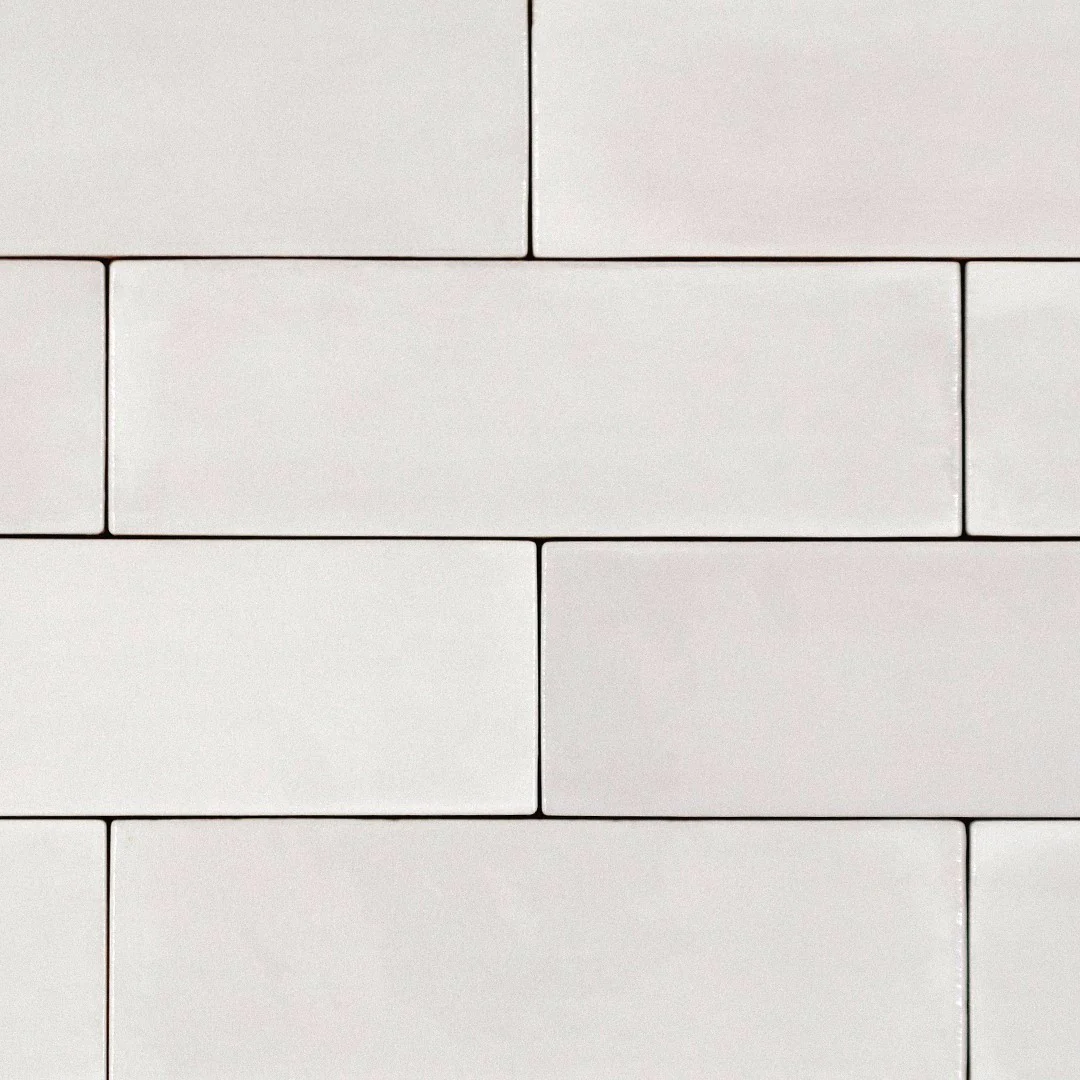 TBRICK/TINT Coconut 2 x 6.5 zellige style glossy ceramic wall tile