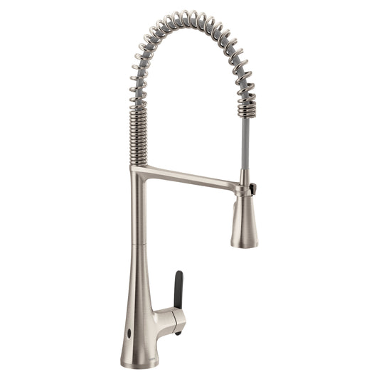 Moen S5235EWSRS | stainless Sinema touchless kitchen spring faucet