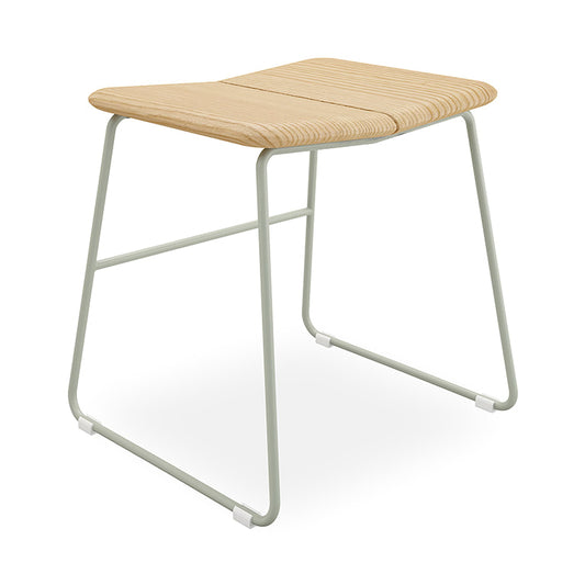 Gus* Modern AERO Natural Ash dining stool with Sage base