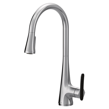 Moen S7235BL | black Sinema pulldown kitchen faucet