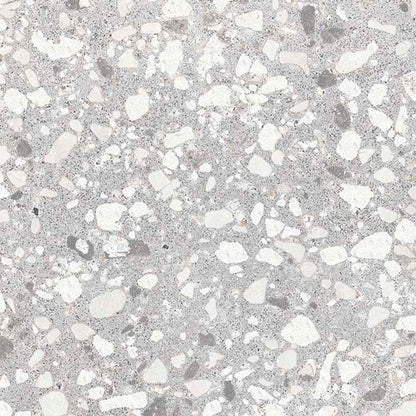 RECYCLE Light 8 x 8 terrazzo style porcelain wall / floor tile