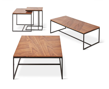 Gus* Modern TOBIAS Natural Walnut network table