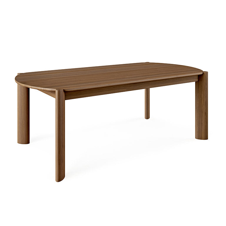 Gus* Modern BANCROFT Classic Walnut dining table