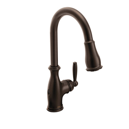 Moen BRANTFORD® Oil Rubbed Bronze hands-free kitchen faucet