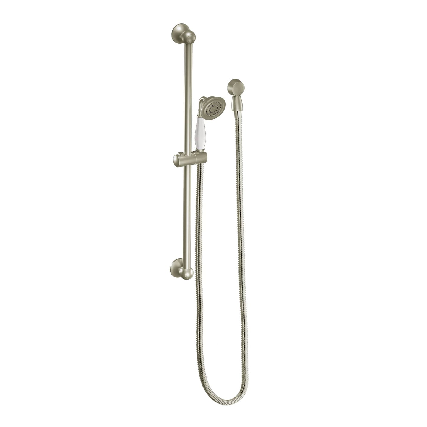 Moen WEYMOUTH® Brushed Nickel handheld shower with slidebar