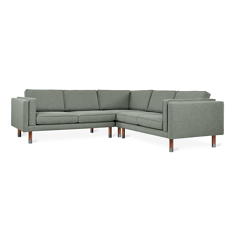 Gus* Modern AUGUSTA Caledon Cinder bi-sectional sofa