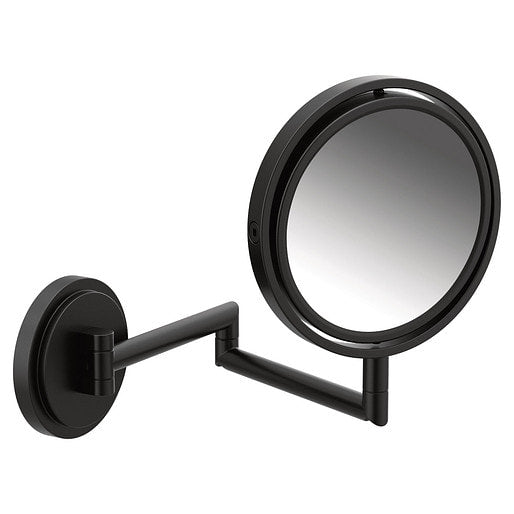 Moen YB0892BL | black Arris magnifying mirror