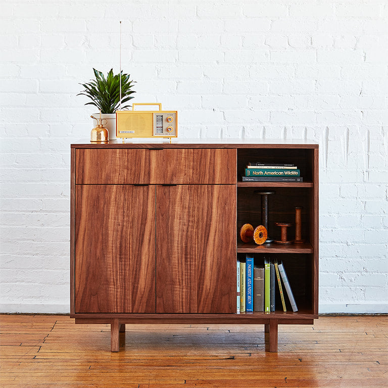 Gus* Modern BELMONT Natural Walnut cabinet