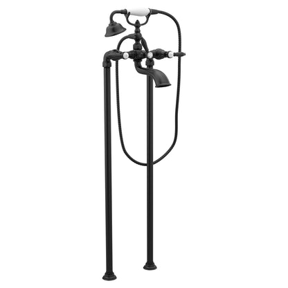 Moen WEYMOUTH® Matte Black wall mount or freestanding tub filler