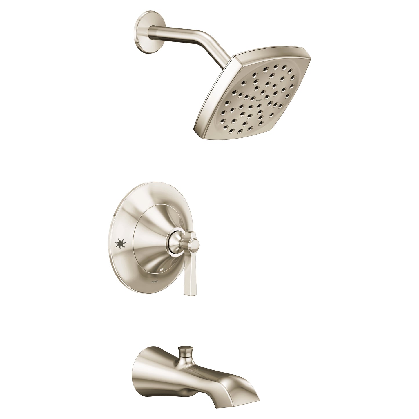 Moen TS2913NL | polished nickel Flara Posi-Temp tub & shower faucet / S6365