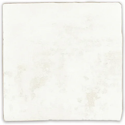 HEARTH White 4 x 4 zellige style matte ceramic wall tile