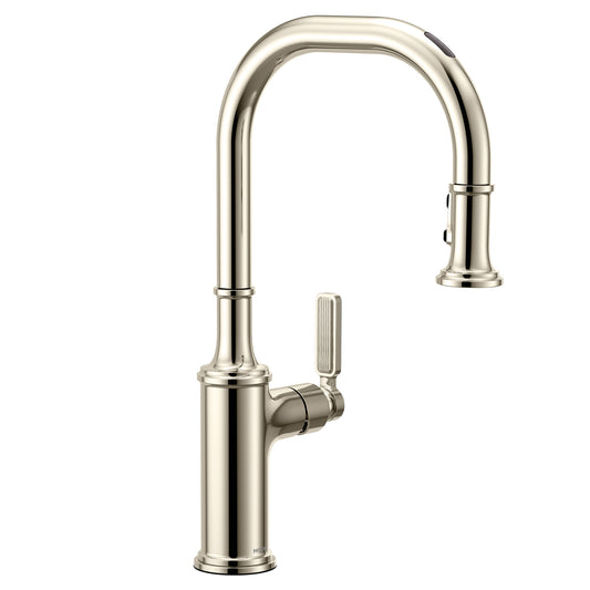 Moen SMYTH™ Polished Nickel smart kitchen faucet