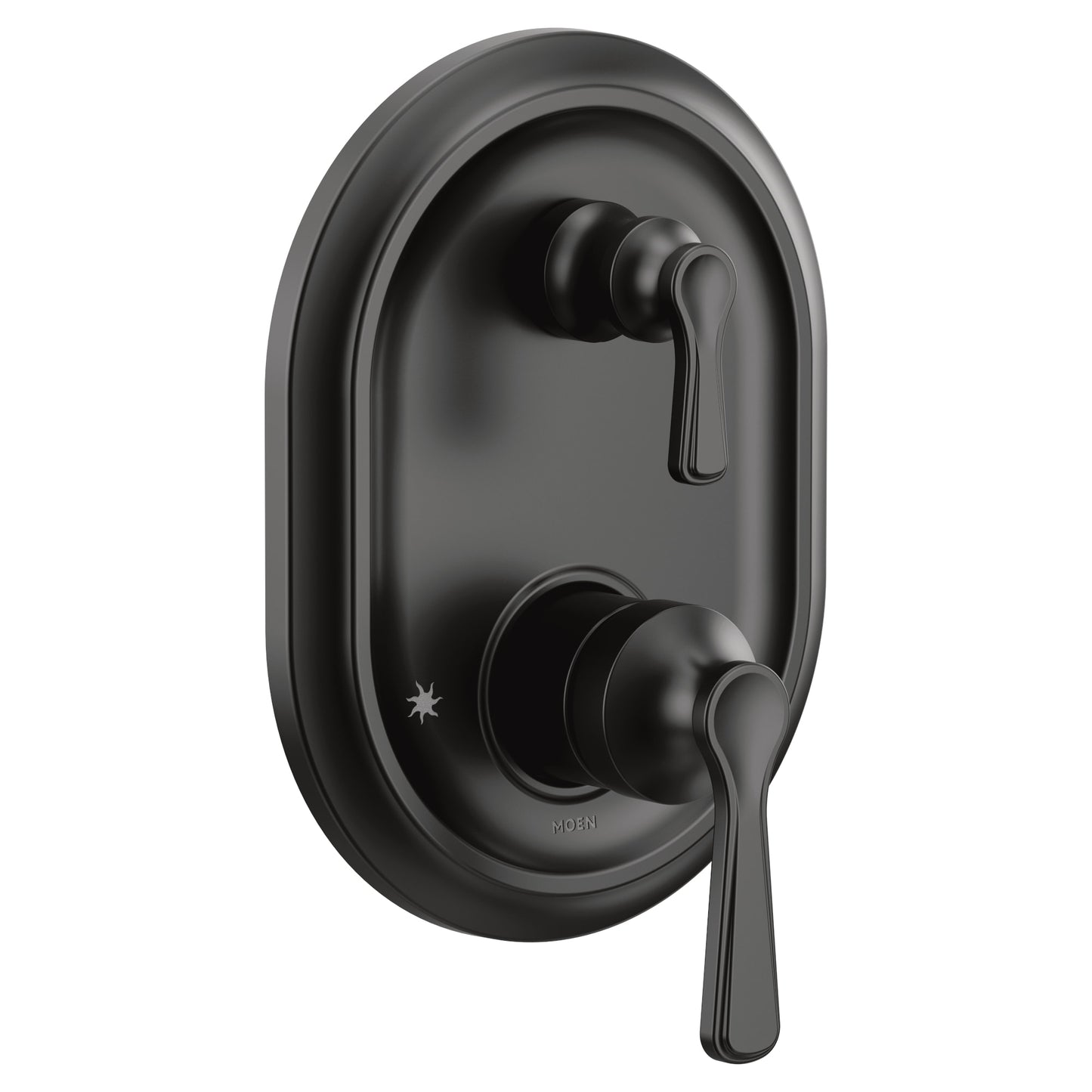 Moen UTS9211BL | black Colinet M-Core 3-Series integrated transfer valve trim