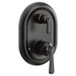 Moen UTS9211BL | black Colinet M-Core 3-Series integrated transfer valve trim