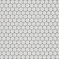 PENNY ROUND 3/4-inch Light Grey glossy mosaic wall tile