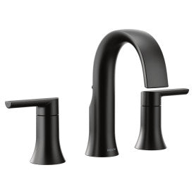 Moen DOUX™ Matte Black widespread vanity faucet