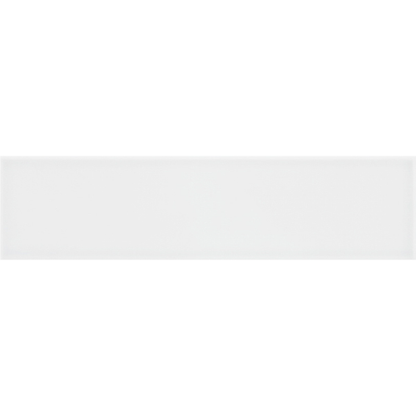 RAINBOW White 4 x 16 glossy wall tile