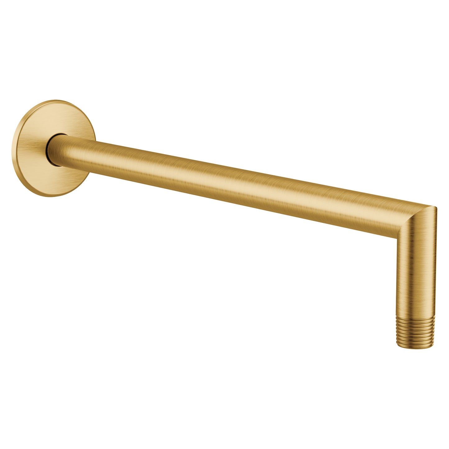 MOEN® Brushed Gold 14-inch shower arm & flange