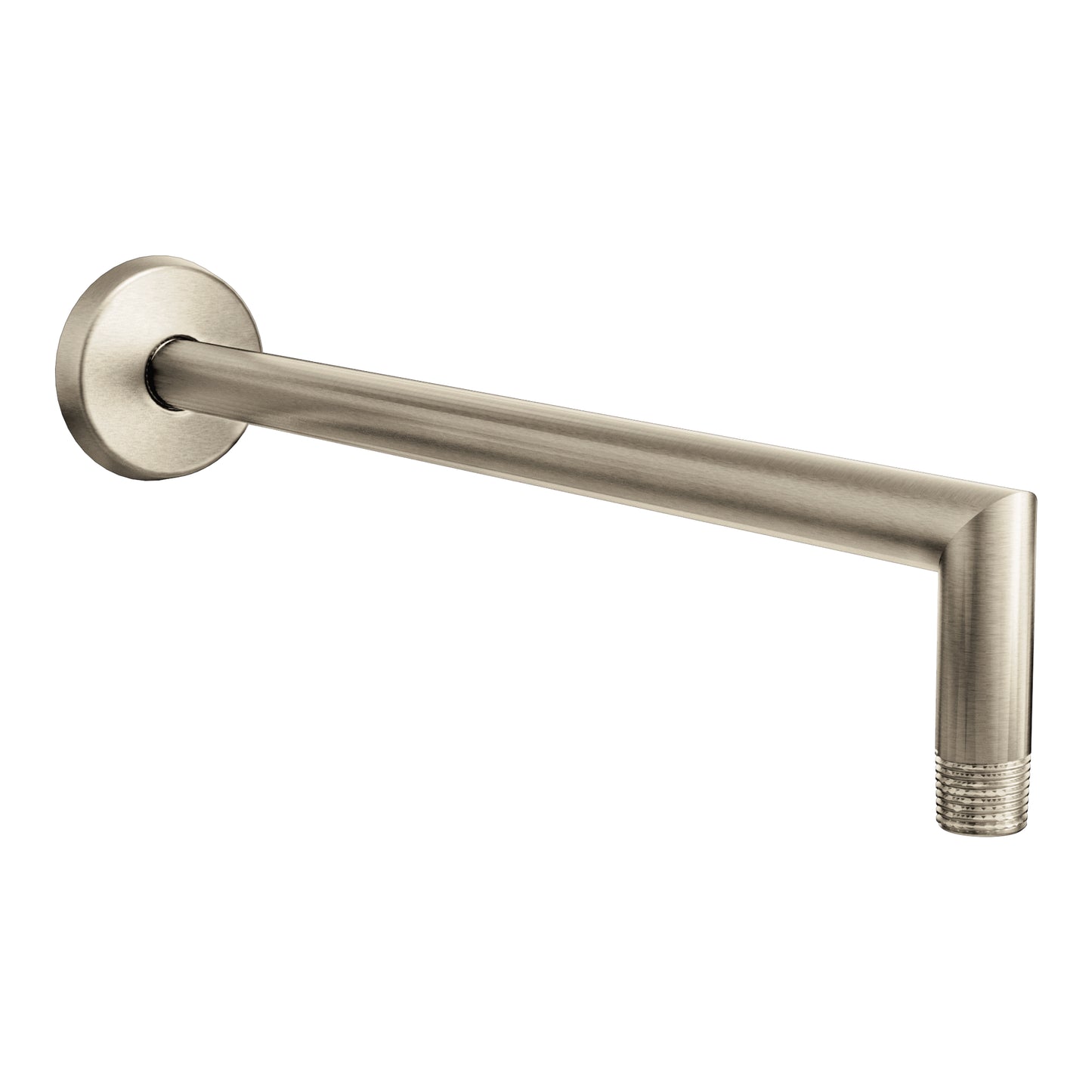 MOEN® Brushed Nickel 14-inch shower arm & flange