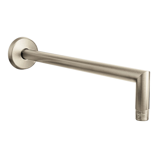 MOEN® Brushed Nickel 14-inch shower arm & flange