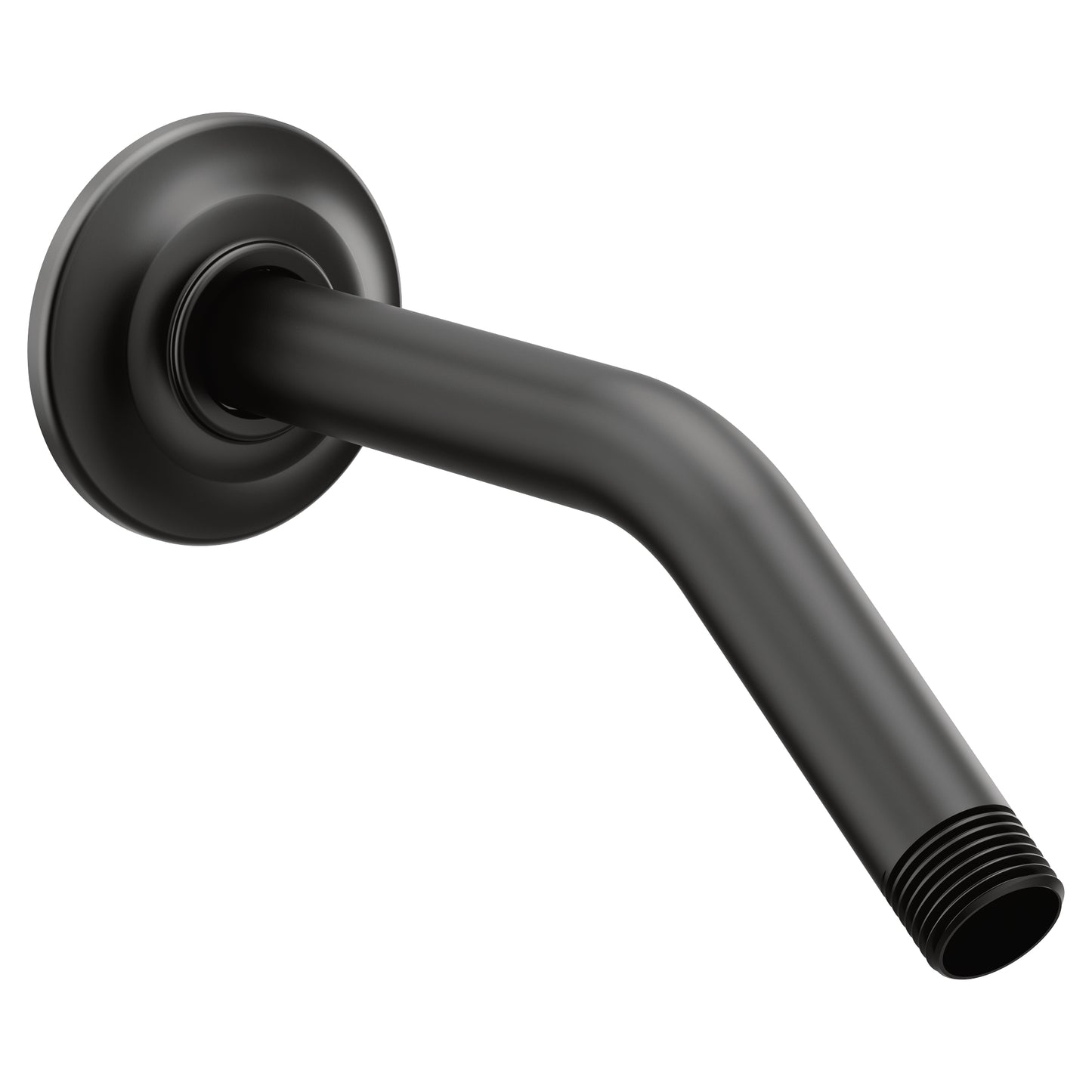 Moen Matte Black 8-inch shower arm & flange