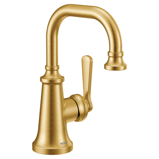 Moen COLINET™ Brushed Gold single handle vanity faucet