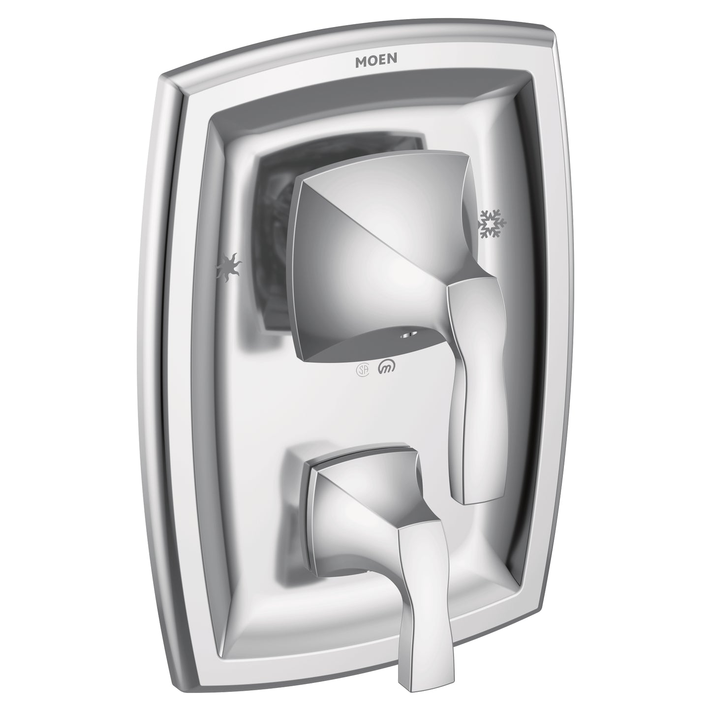 Moen VOSS™ Chrome POSI-TEMP® integrated transfer valve trim
