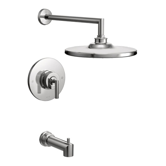 Moen ARRIS® Chrome POSI-TEMP® tub & shower faucet w/ rainshower
