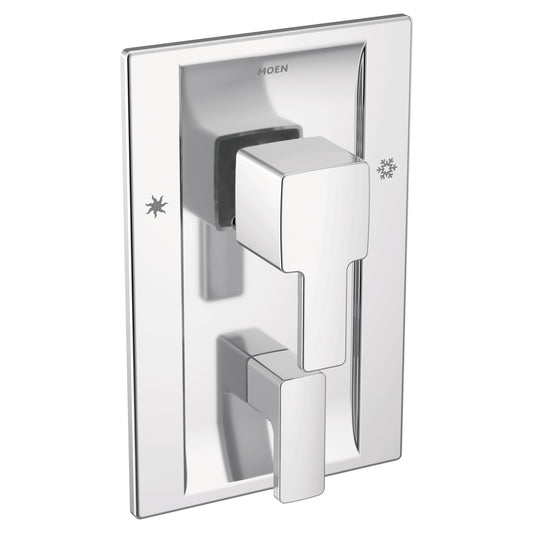 Moen 90°® Chrome POSI-TEMP® integrated transfer valve trim