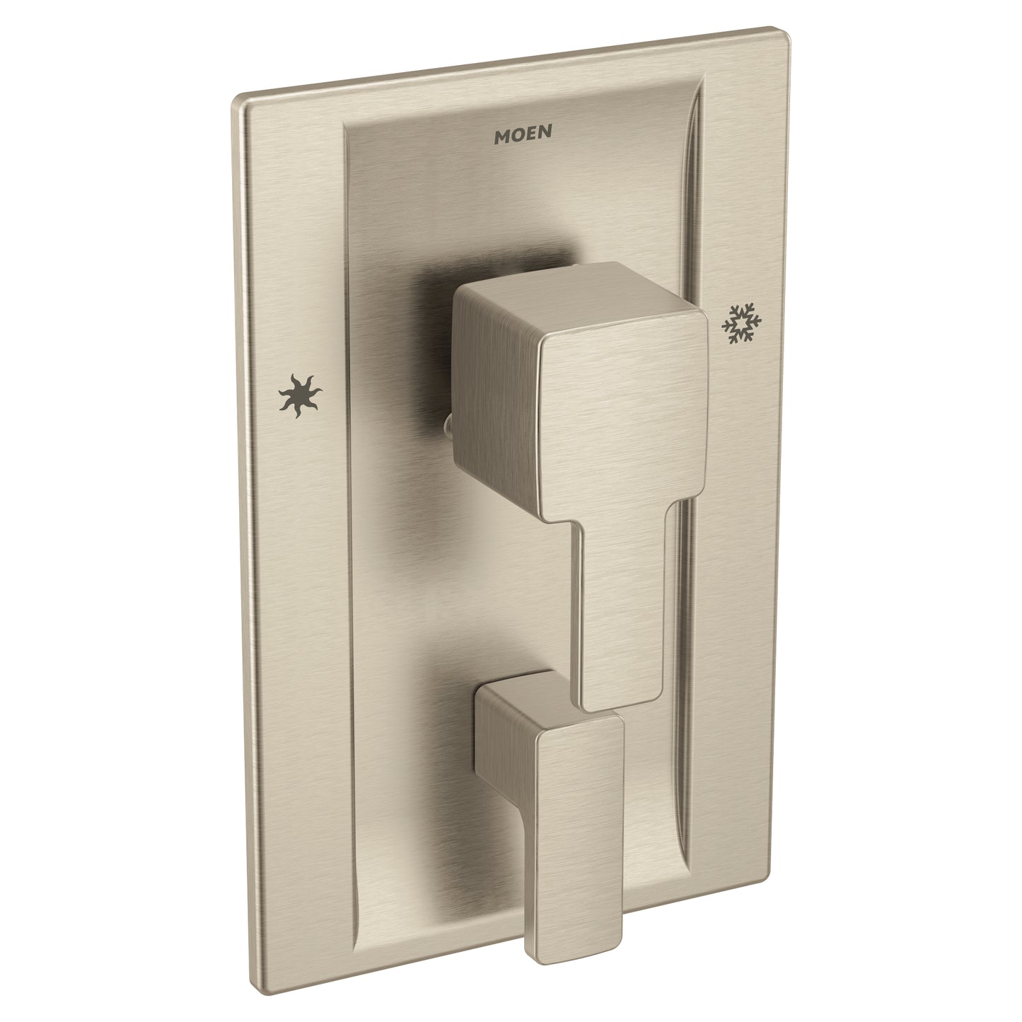 Moen 90°® Brushed Nickel POSI-TEMP® integrated transfer valve trim