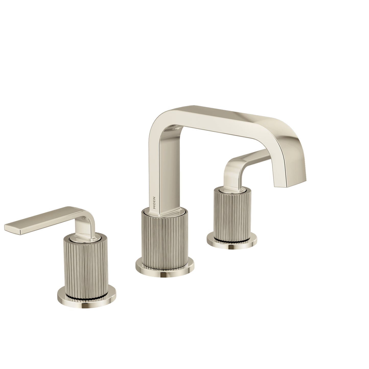 Moen CAMBIUM™ Brushed / Polished Nickel widespread vanity faucet