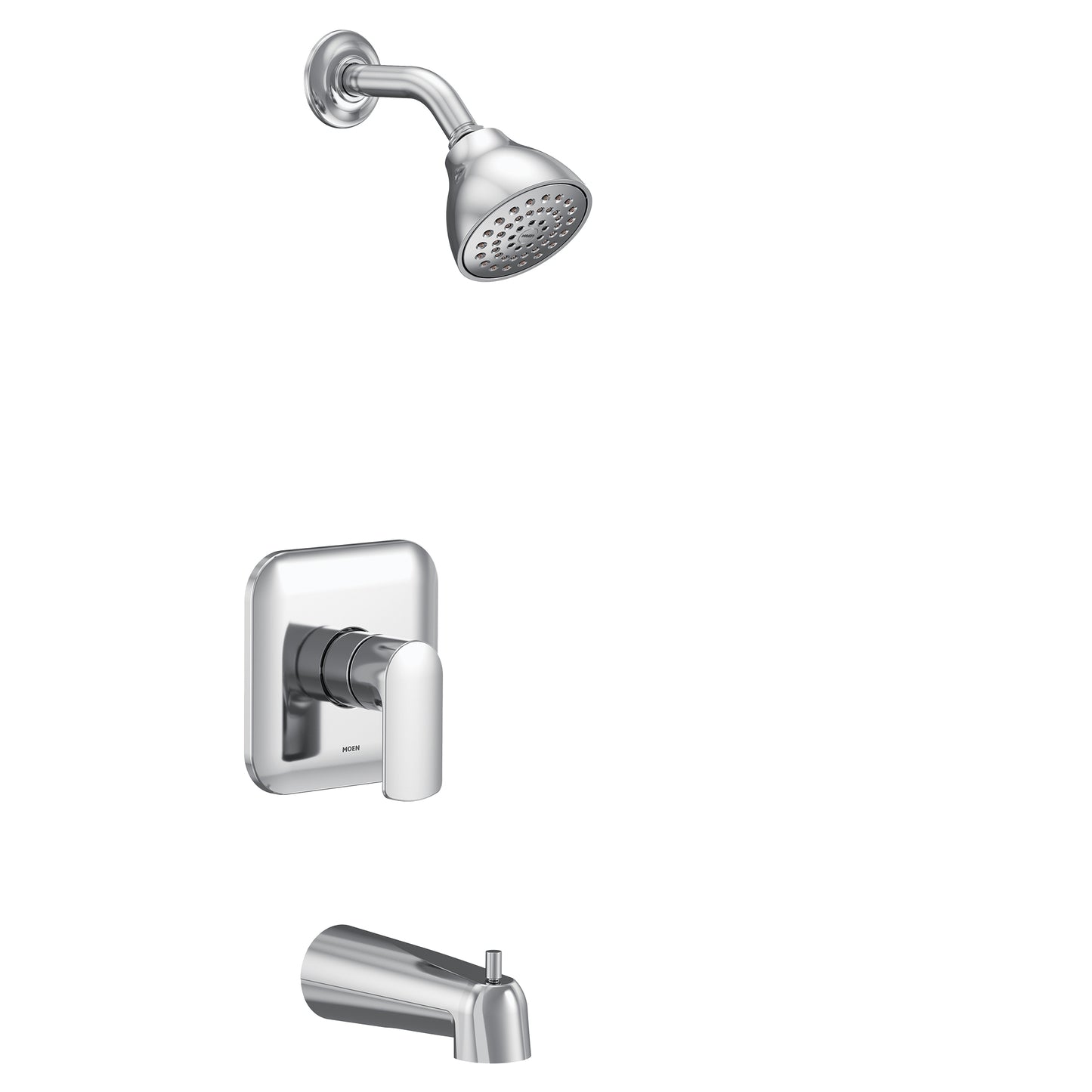 Moen RIZON® Chrome M-CORE™ 2-Series tub & shower faucet
