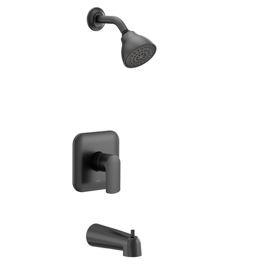 Moen RIZON® Matte Black M-CORE™ 2-Series tub & shower faucet