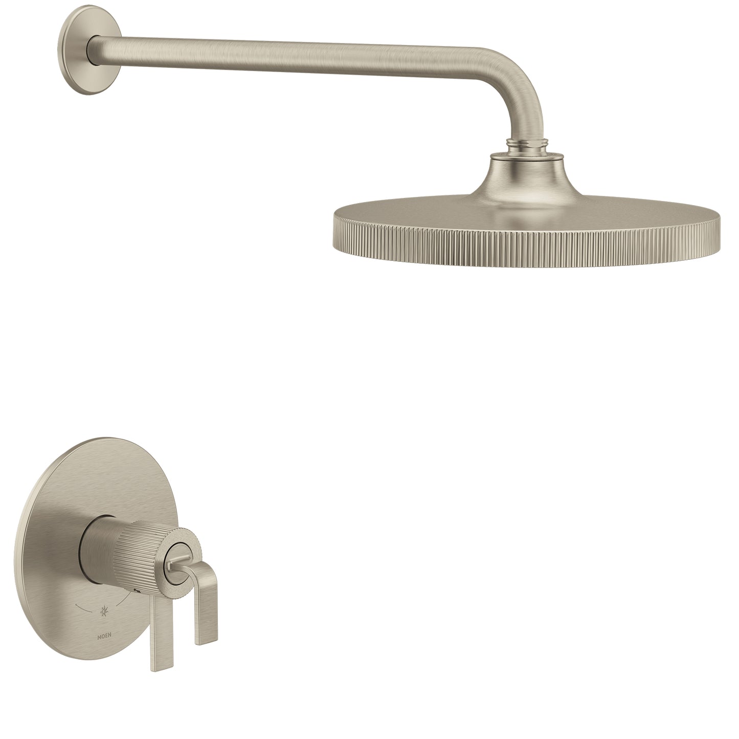 Moen CAMBIUM™ Brushed Nickel M-CORE™ 4-Series shower faucet