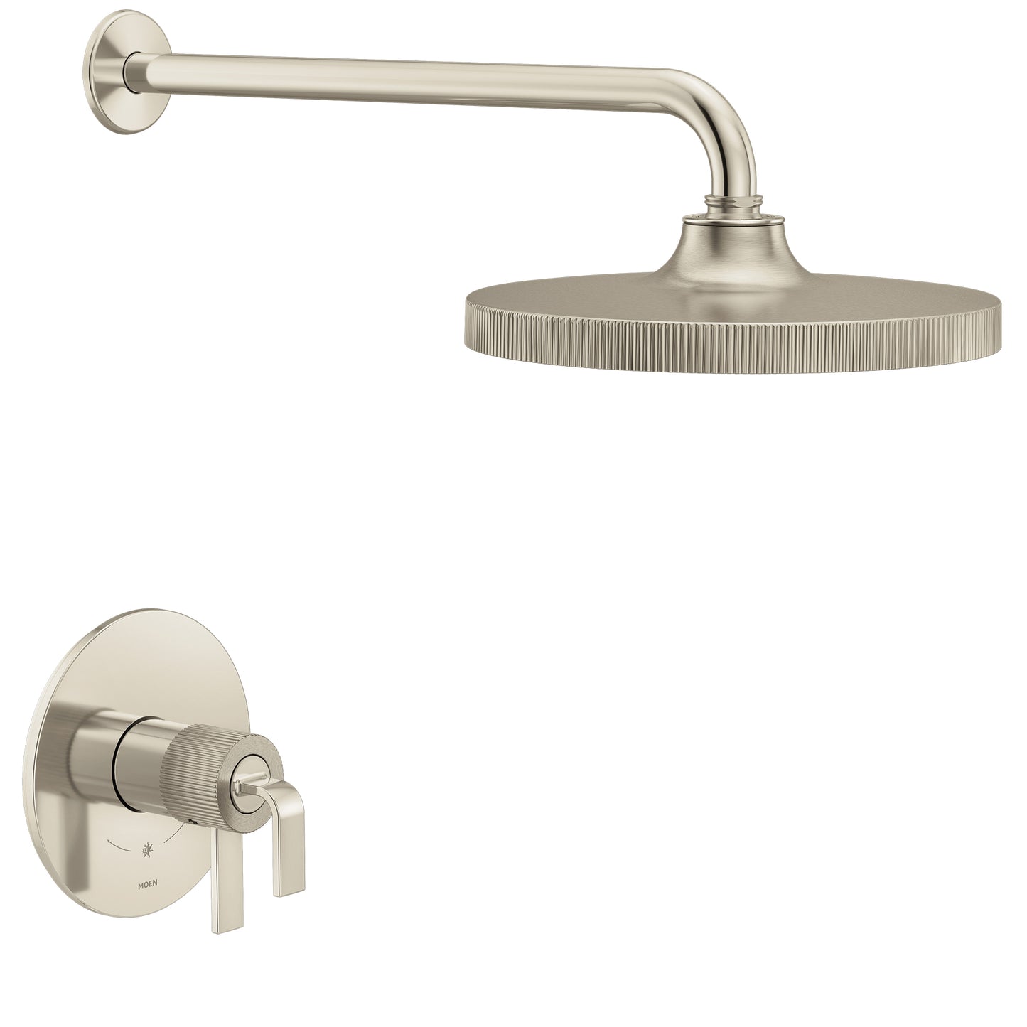 Moen CAMBIUM™ Brushed / Polished Nickel M-CORE™ 4-Series shower faucet