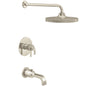 Moen CAMBIUM™ Brushed / Polished Nickel M-CORE™ 4-Series tub & shower faucet