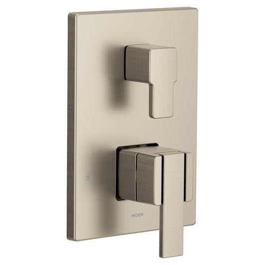 Moen 90°® Brushed Nickel M-CORE™ 3-SERIES integrated transfer valve trim