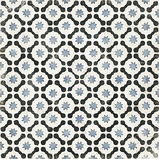 NEW VINTAGE Decoro-12 8 x 8 matte porcelain wall / floor tile