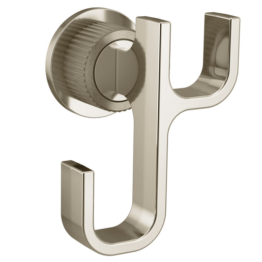 Moen CAMBIUM™ Brushed / Polished Nickel double robe hook